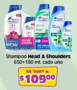 Soriana Híper Shampoo Head & Shoulders oferta