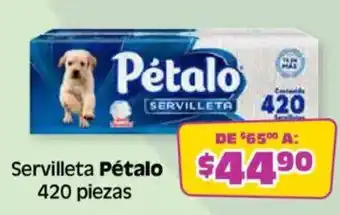 Soriana Híper Pétalo servilleta oferta