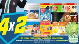 Soriana Súper Helados y postres congelados oferta