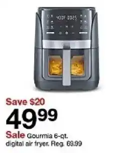 Target Gourmia digital air fryer oferta