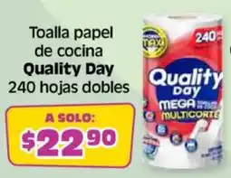 Soriana Híper Quality Day toalla papel de cocina oferta