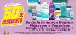 Soriana Híper Nodrim Vitascom Genéricos oferta
