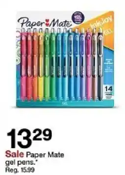 Target Paper Mate gel pens oferta