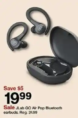 Target JLab GO Air Pop Bluetooth earbuds oferta