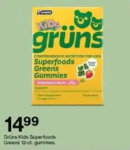 Target grüns kids superfoods greens gummies oferta