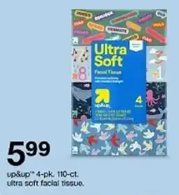 Target up&up ultra soft facial tissue oferta