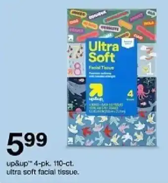 Target up&up ultra soft facial tissue oferta