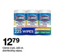 Target Clorox disinfecting wipes oferta