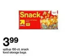 Target up&up snack food storage bags oferta