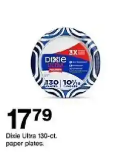 Target Dixie Ultra paper plates oferta