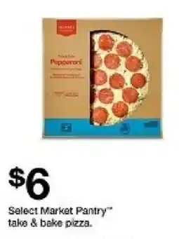 Target Select Market Pantry take & bake pizza oferta