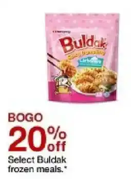 Target Buldak frozen meals oferta