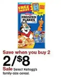 Target Kellogg's Frosted Flakes oferta