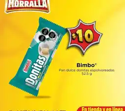 Bodega Aurrerá Bimbo - donitas espolvoreadas oferta
