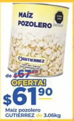 Super Gutiérrez Gutierrez maíz pozolero oferta