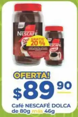 Super Gutiérrez Café NESCAFÉ DOLCA oferta