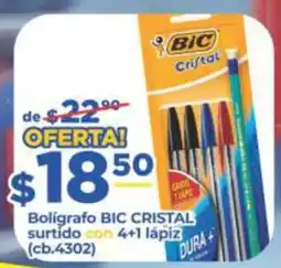 Super Gutiérrez Bolígrafo BIC CRISTAL oferta