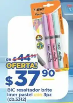 Super Gutiérrez bic resaltador brite liner pastel oferta