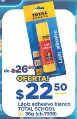 Super Gutiérrez total school lápiz adhesivo blanco oferta