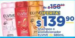 Super Gutiérrez Elvive shampoo o acondicionador oferta