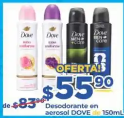 Super Gutiérrez Dove Desodorante en aerosol oferta