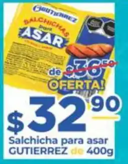 Super Gutiérrez Gutierrez salchicha para asar oferta