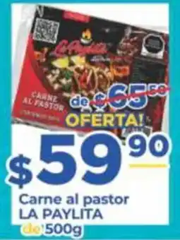 Super Gutiérrez la paylita carne al pastor oferta