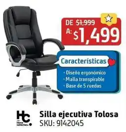 Sodimac Homecenter hc Silla ejecutiva Tolosa oferta