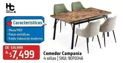 Sodimac Homecenter Home collection Comedor Campania oferta