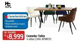 Sodimac Homecenter hc home collection Comedor Tablo oferta
