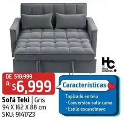 Sodimac Homecenter Home collection sofá teki oferta