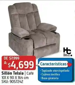 Sodimac Homecenter Home collection Sillón Telsia oferta