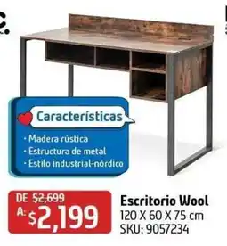 Sodimac Homecenter Escritorio wool oferta