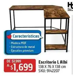 Sodimac Homecenter Home collection Escritorio L Albi oferta