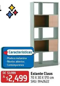 Sodimac Homecenter Estante claus oferta
