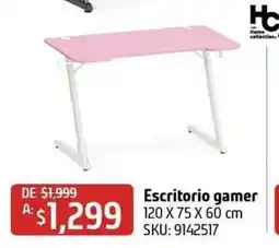 Sodimac Homecenter Home collection Escritorio gamer oferta