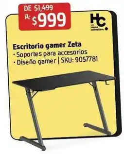 Sodimac Homecenter Escritorio gamer zeta oferta