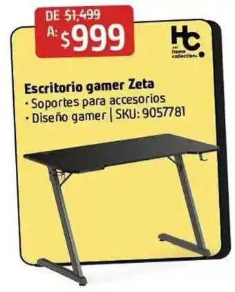 Escritorio gamer zeta