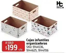 Sodimac Homecenter Home Collection Cajas infantiles organizadoras oferta