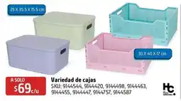 Sodimac Homecenter Hc home collection Variedad de cajas oferta
