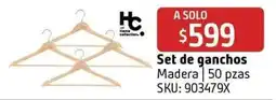 Sodimac Homecenter Hc Home collection Set de ganchos oferta