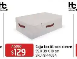 Sodimac Homecenter Home collection Caja textil con cierre oferta