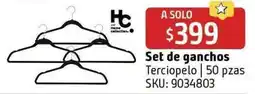 Sodimac Homecenter Hc Home collection Set de ganchos oferta
