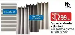 Sodimac Homecenter hc home collection cortina día/noche o blackout oferta