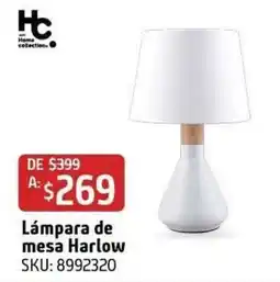 Sodimac Homecenter hc Home collection. Lámpara de mesa Harlow oferta