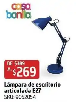 Sodimac Homecenter casa bonita Lámpara de escritorio articulada E27 oferta