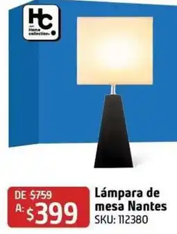 Sodimac Homecenter Home collection Lámpara de mesa Nantes oferta