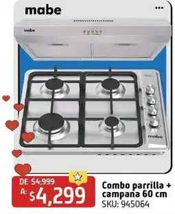 Sodimac Homecenter mabe combo parrilla + campana oferta