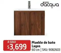 Sodimac Homecenter dacqua Mueble de baño Lagos oferta