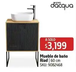 Sodimac Homecenter d'acqua Mueble de baño Riad oferta